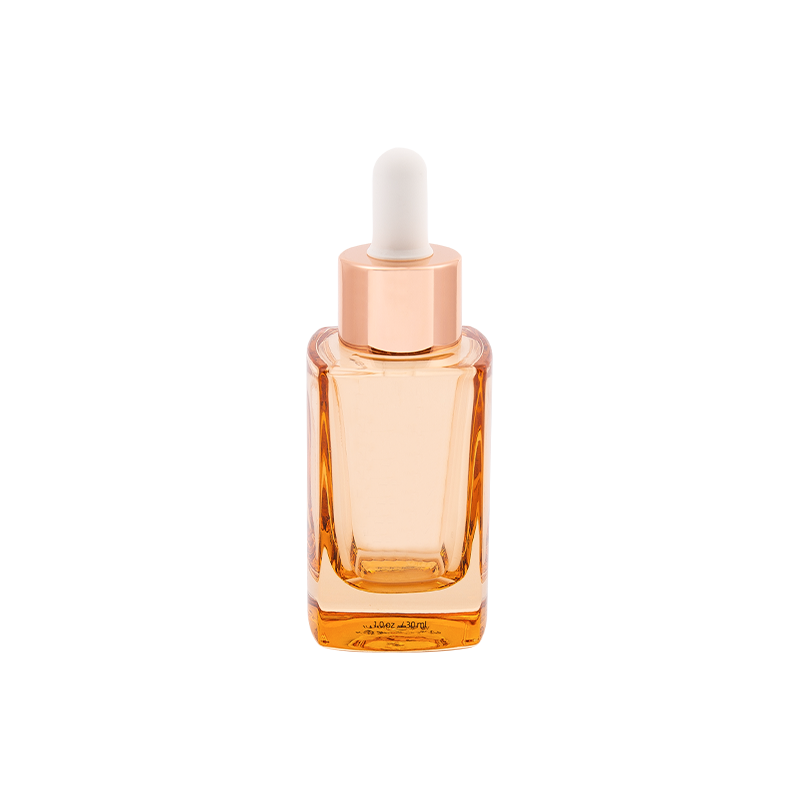30 ml rosa glass serum dropper flaske