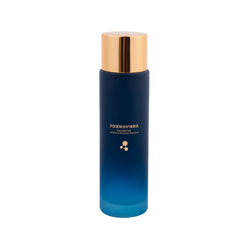 80 ml havblå gradientglass lotion flaske