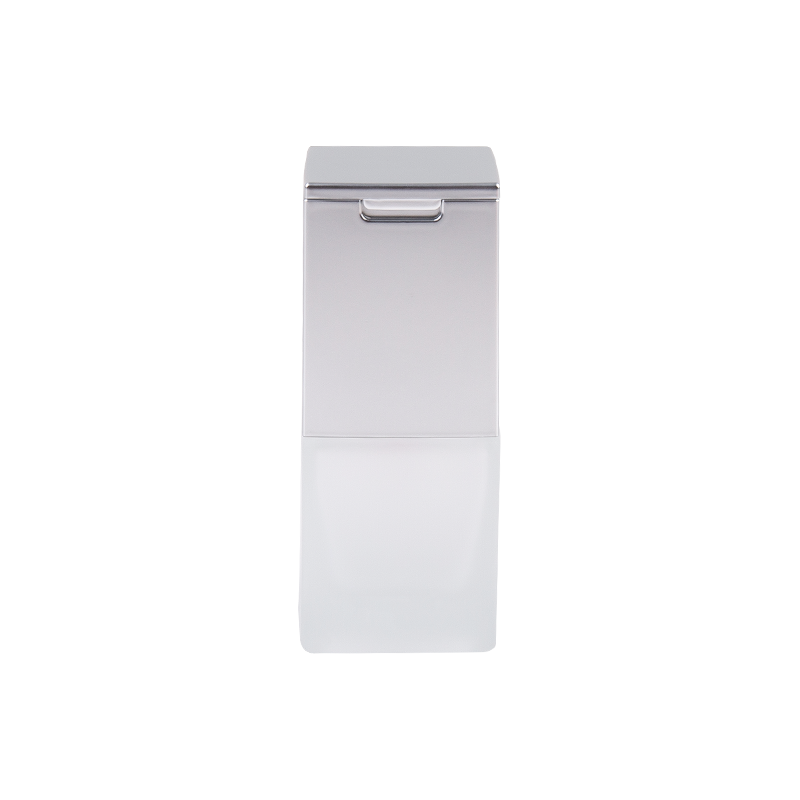 30 ml elegant sølvglass kosmetisk dispenser