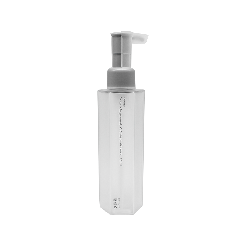 PETG 120 ml sekskantet skummende rensemiddelflaske