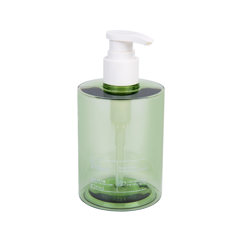 300 ml elegant grønn petg pumpeflaske